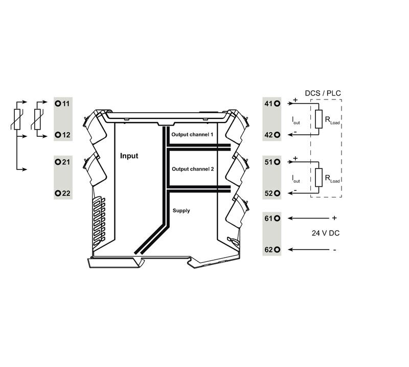 Releer og analoge skiller, Signalomformere, ACT20P-RTI-2AO-S - Bilde 2