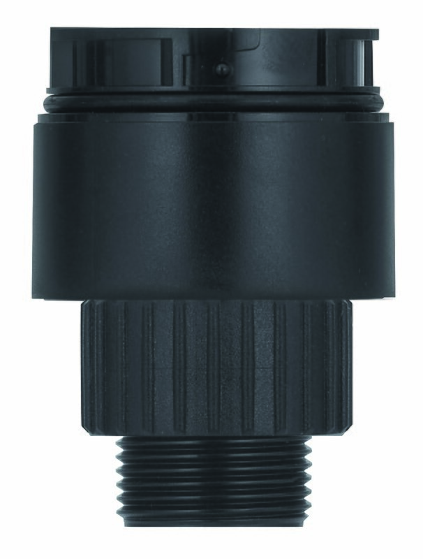 Signalisering (lys og lyd), Tilbehør til signalisering (lys og lyd), ADAPTER FOR HULL MONTERING, SORT - Bilde 1