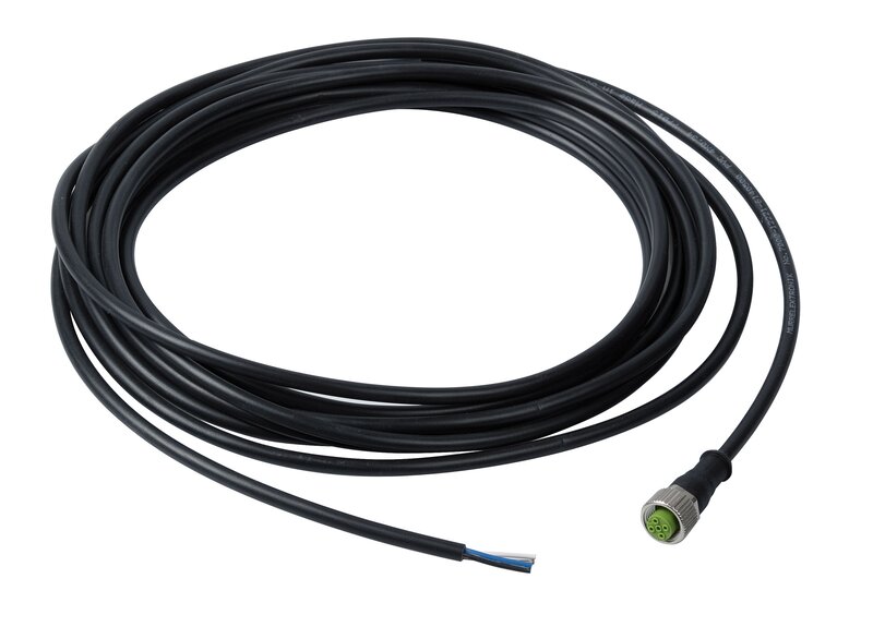 M12 PLUG PLUGG (SOCKET) MED 5M KABEL - Bilde 1
