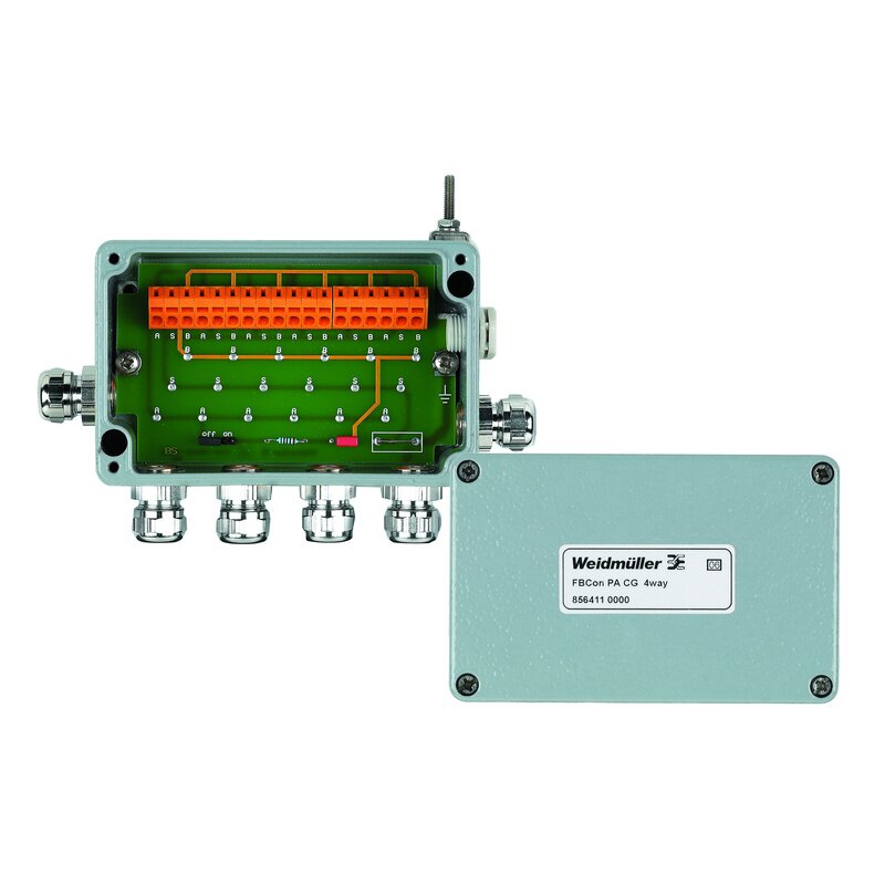 Remote IO-Modul, PROFIBUS PA-T 4-WAY,6 NIPLER - Bilde 1