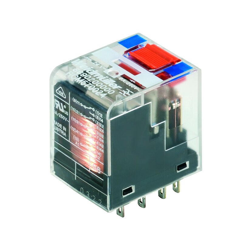 Releer og analoge skiller, Mekanisk, RCM570024, 24 V DC, 4CO - Bilde 1