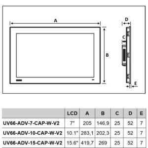HMI, UV66-ADV-10-CAP-W-V2 - Bilde 2