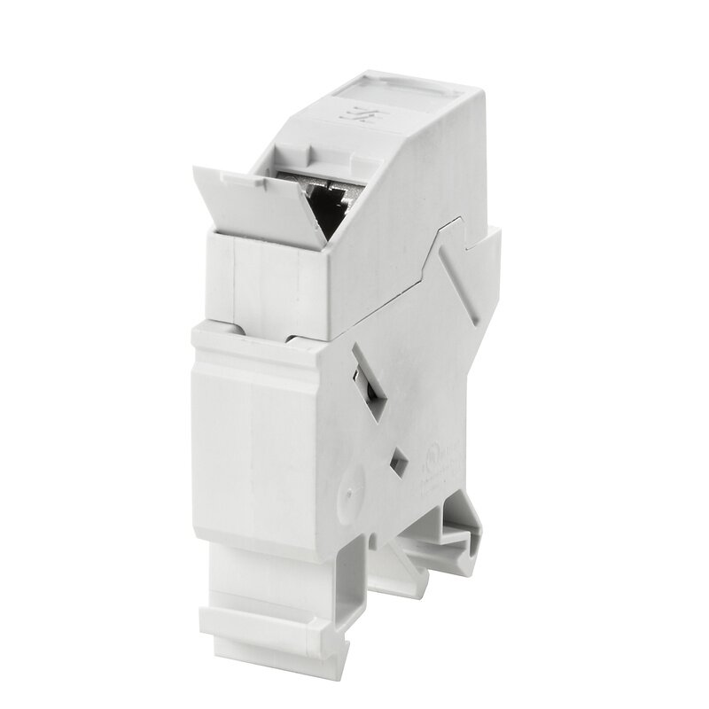Nettverk OT, Plugger og kontakter, NETTVERKSUTTAK IE-XM-RJ45/RJ45 SKRÅSTILT - Bilde 1