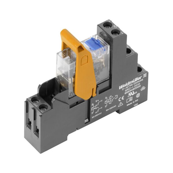 Releer og analoge skiller, Mekanisk, RCIKIT 24VDC 2CO LD/PB
