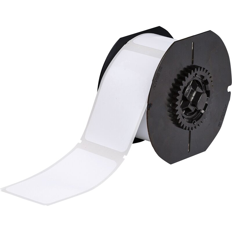Etiketter til maskin, B30-219-7569-WT White 57mm x 98mm - Bilde 1