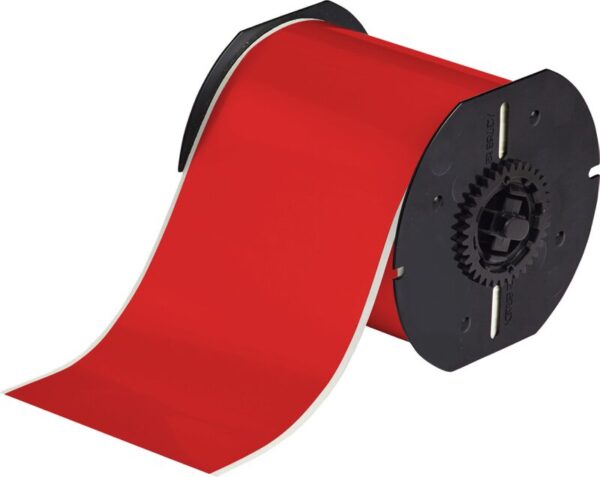 Tape til maskin, VINYL F/BBP31 RØD 101,6MMX30,48M