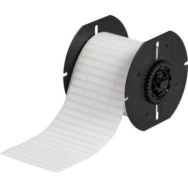 Etiketter til maskin, VINYL ETIKETT,HVIT,6,35X19,05 (BBP33)