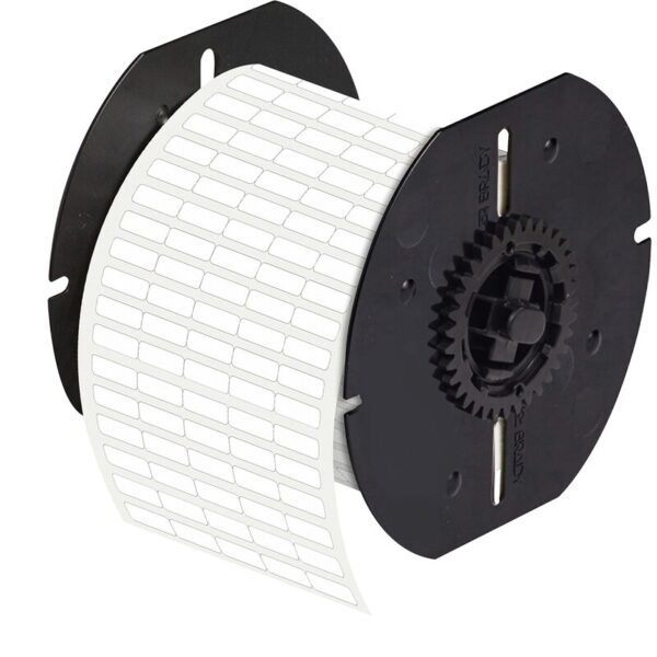 Etiketter til maskin, POLY F/BBP33 19,05X6,35MM HVIT R/2500