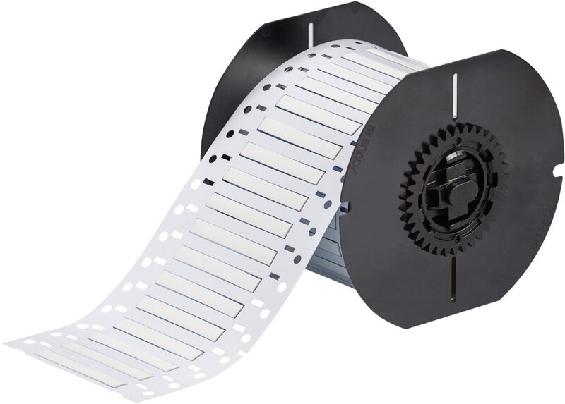 Ledningsmerker til maskin, KRYMP F/BBP33 5,49X50,8 HVIT R/1000 - Bilde 1