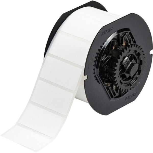 Etiketter til maskin, Flexibel Polyester Labels 50,80mm*25,40mm