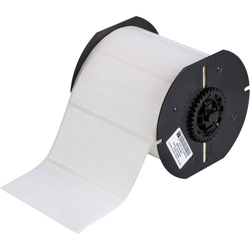 Etiketter til maskin, POLY.F/BBP33 HVIT 101X50,8MM R/750 - Bilde 1