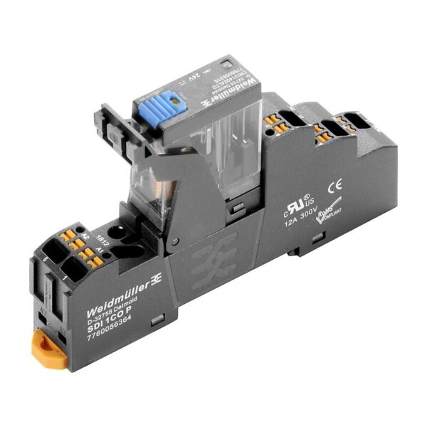 Releer og analoge skiller, Mekanisk, DRIKITP 24VDC 1CO LD/PB
