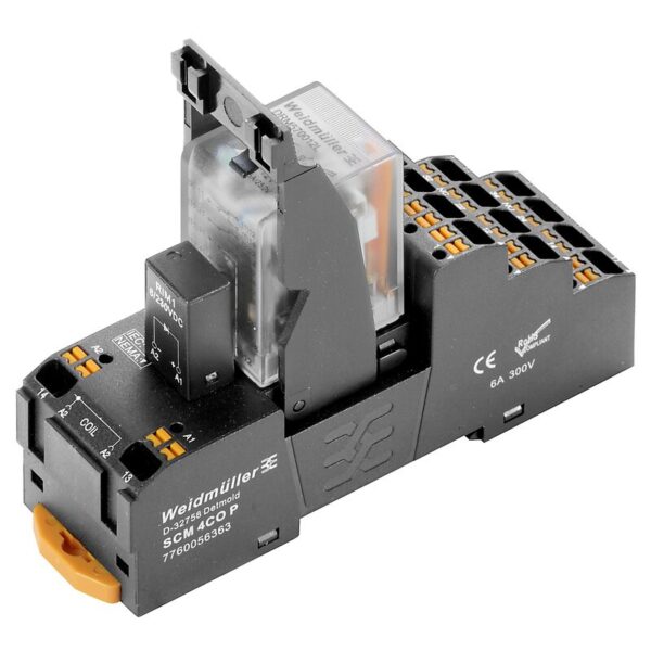 Releer og analoge skiller, Mekanisk, DRMKITP 24VDC 4CO LD