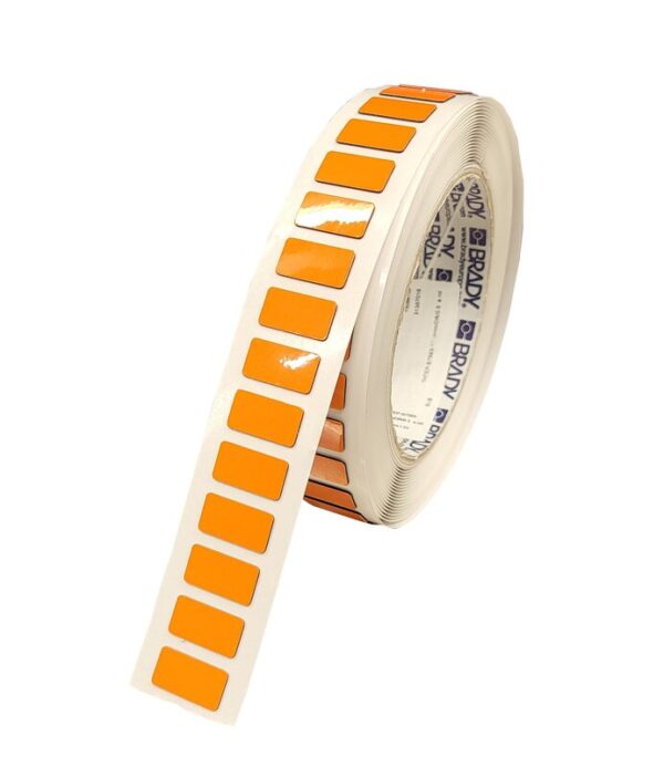 Skilt til  maskin, EPREP SPES.17X9MM ORANGE R/500