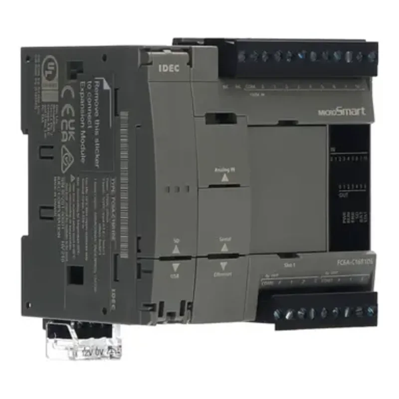 PLS  / Kontroller, FC6A-C16R1CE, MicroSmart CPU, 16IO, rele, 24Vdc - Bilde 5