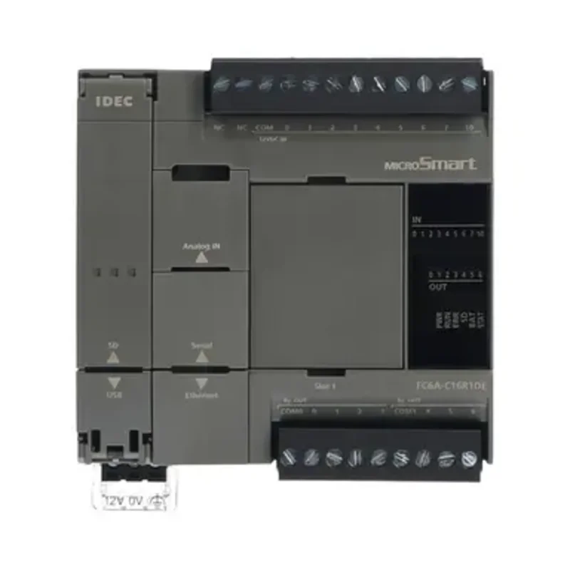 PLS  / Kontroller, FC6A-C16R1CE, MicroSmart CPU, 16IO, rele, 24Vdc - Bilde 1