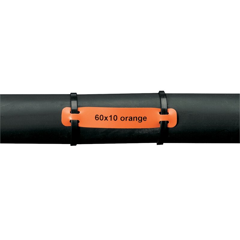 Kabelmerker, HEATEX KABELM.75X10 ORANGE R/1000 - Bilde 1