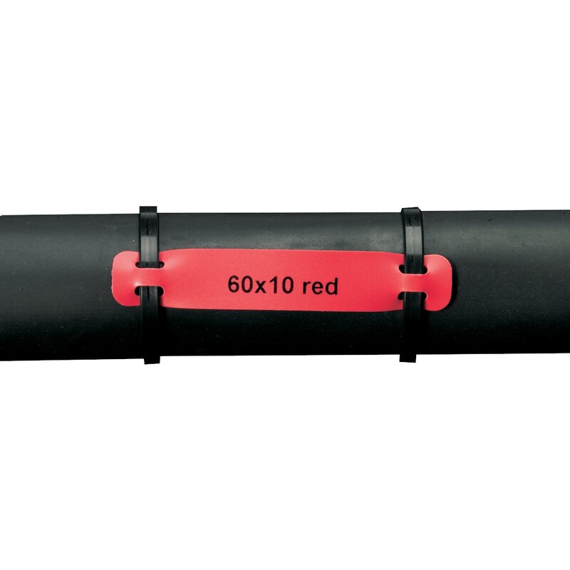 Kabelmerker, HEATEX KABELM.75X10 RØD RULL A 1000 - Bilde 1