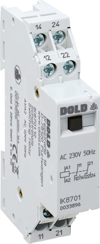 Releer og analoge skiller, Mekanisk, IK8701.12 AC50HZ 230V