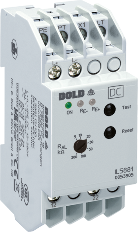 Sensorer, Isolasjonsmotstand, IL5881.12 DC12-280V UH DC24V