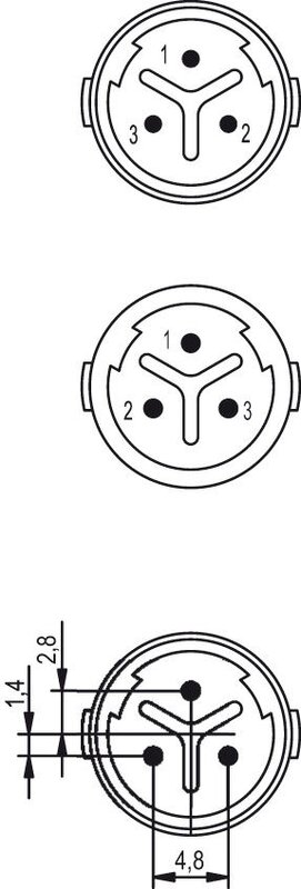 Innsats, M16 F CRIMP 3P HYLSE 7003903102