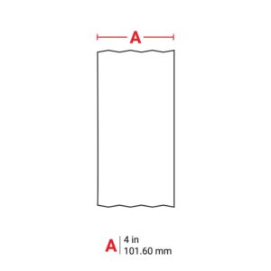 Tape til maskin, J50C-4000-2585 101.60 mm W x 30.48 m L 1 rull - Bilde 3