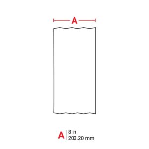 Tape til maskin, J40C-8000-7425J 203.20 mm B x 30.48 m L - 1 rull - Bilde 5