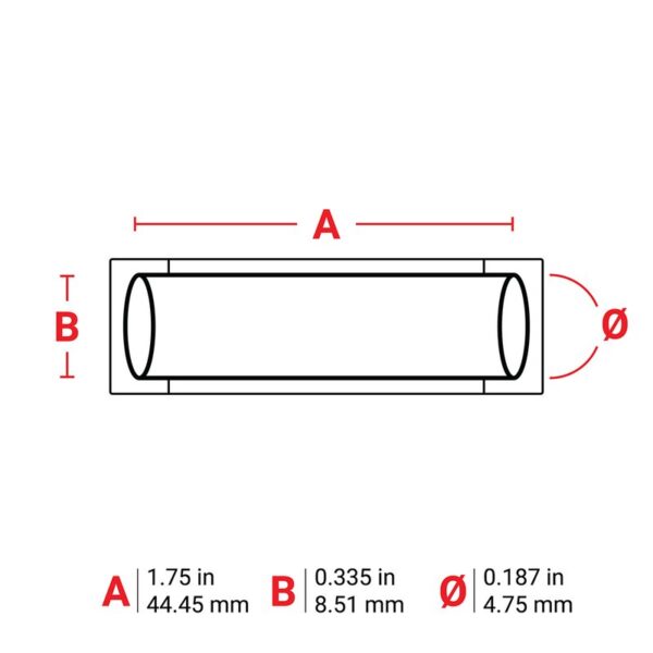 Ledningsmerker til maskin, M7-187-175-7641-YL