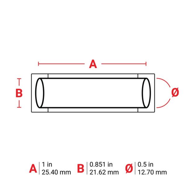 Ledningsmerker til maskin, M6-500-1-345-WT