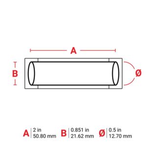 Ledningsmerker til maskin, KRYMP BBP33 21,62MM X 50,80MM HVIT R/350 - Bilde 5