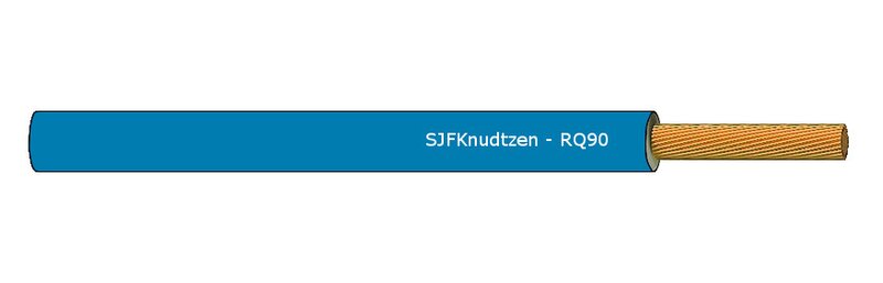 Koblingsledning, RQ90 1 BLÅ 200M 500V - Bilde 1