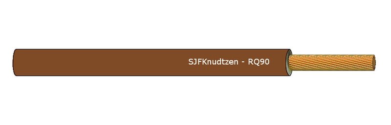Koblingsledning, RQ90 25 BRUN 50M 750V - Bilde 1