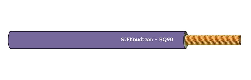 Koblingsledning, RQ90 1 FIOLETT 200M 500V - Bilde 1