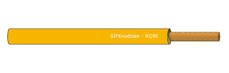 Koblingsledning, RQ90 0,75 GUL 200M 500V - Bilde 1