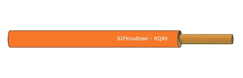 Koblingsledning, RQ90 1 ORANGE 200M 500V - Bilde 1