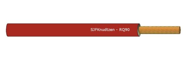 Koblingsledning, RQ90 10 RØD 100M 750V