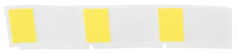 Ledningsmerker til maskin, SELV.LAM F/BMP41 25,4X38,1 GUL R/180 - Bilde 1
