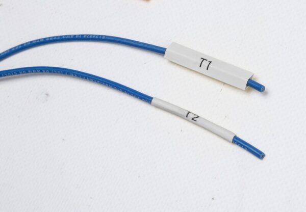 Ledningsmerker til maskin, KRYMP F/BMP21 SORT/HVIT 5,97MM