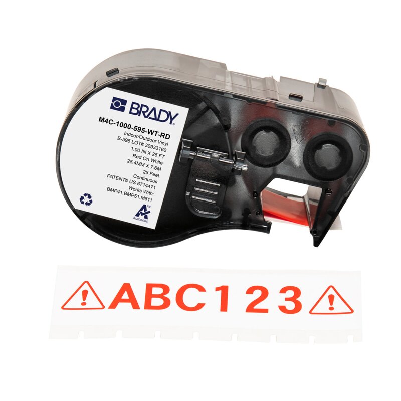 Tape til maskin, M4C-1000-595-WT-RD - Bilde 1