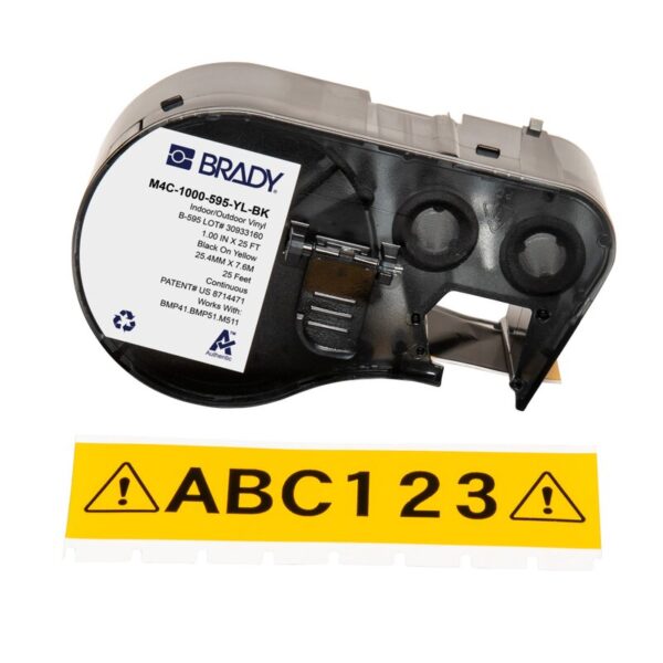 Tape til maskin, M4C-1000-595-YL-BK