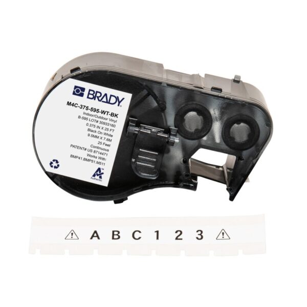 Tape til maskin, M4C-375-595-WT-BK