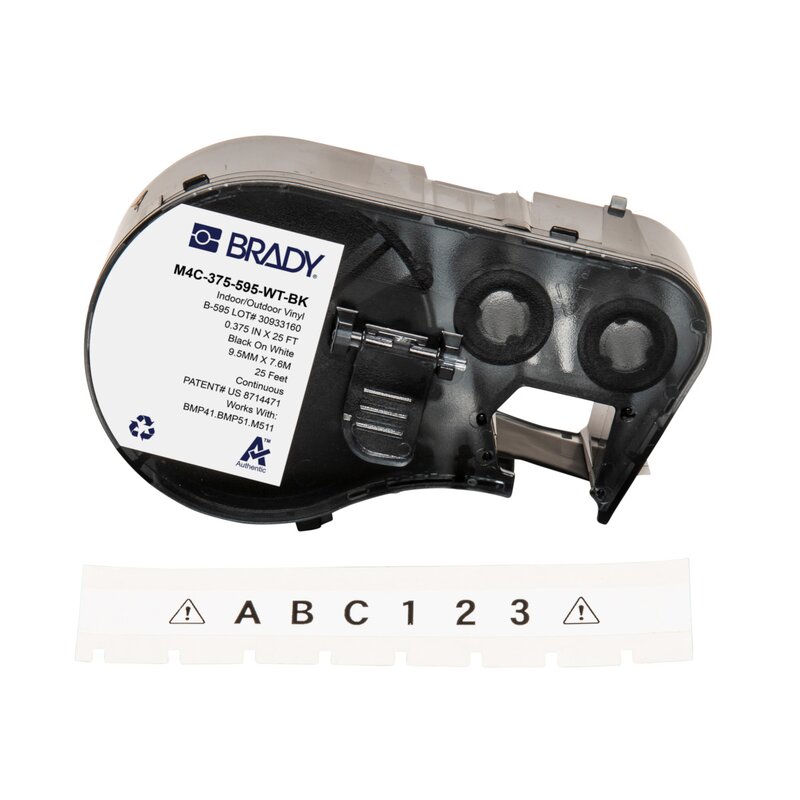 Tape til maskin, M4C-375-595-WT-BK - Bilde 1