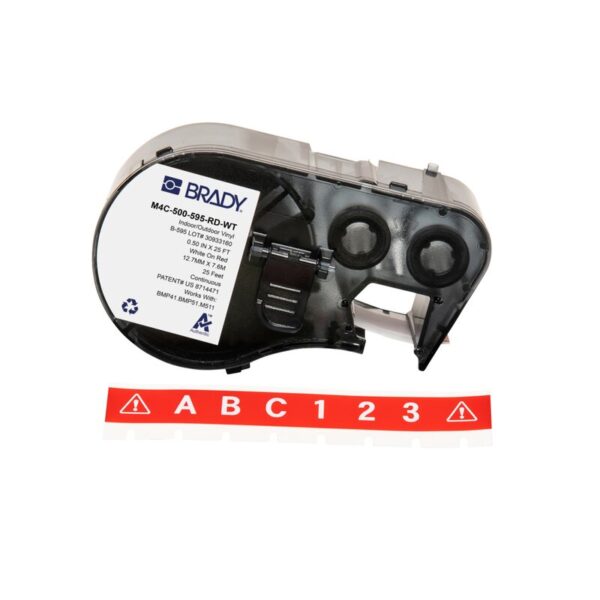 Tape til maskin, M4C-500-595-RD-WT