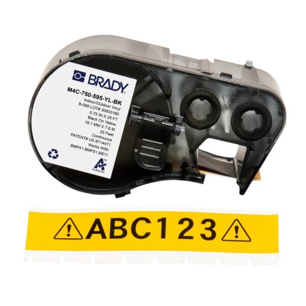 Tape til maskin, M4C-750-595-YL-BK
