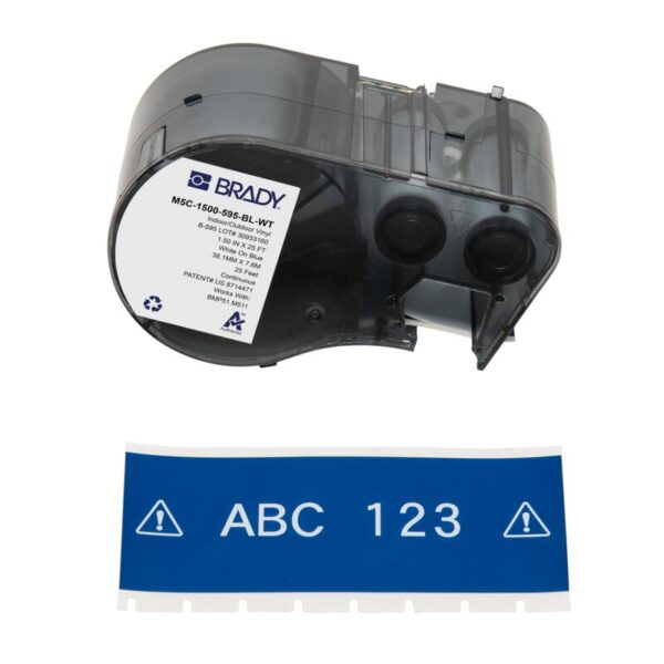 Tape til maskin, M5C-1500-BL-W-595T