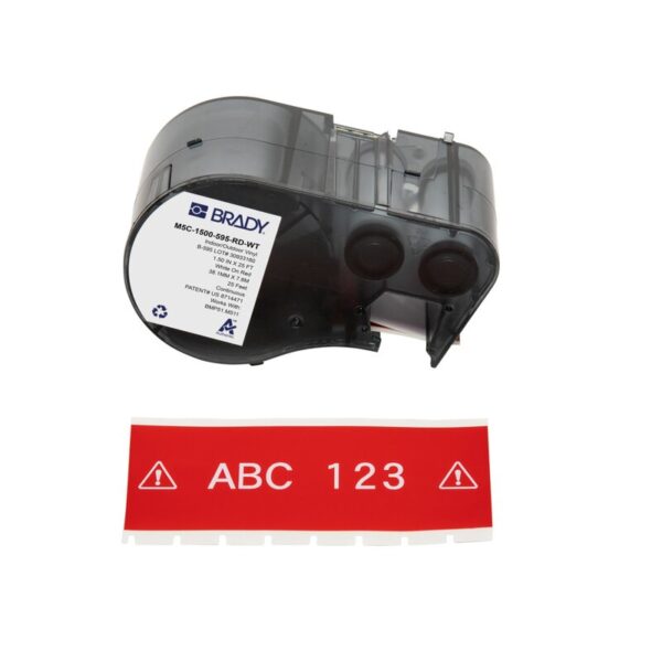 Tape til maskin, M5C-1500-595-RD-WT