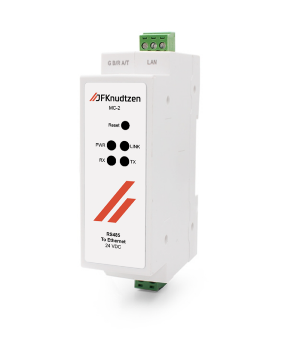 Releer og analoge skiller, Signalomformere, MC-2 Mediakonverter RS485/TCP