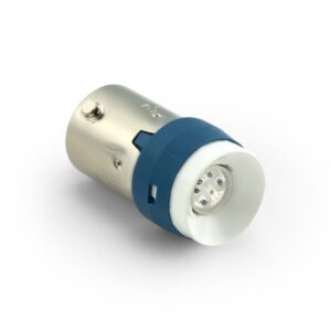 Pære, LED, Blå, 230VAC/DC, LSED-M3S, YW
