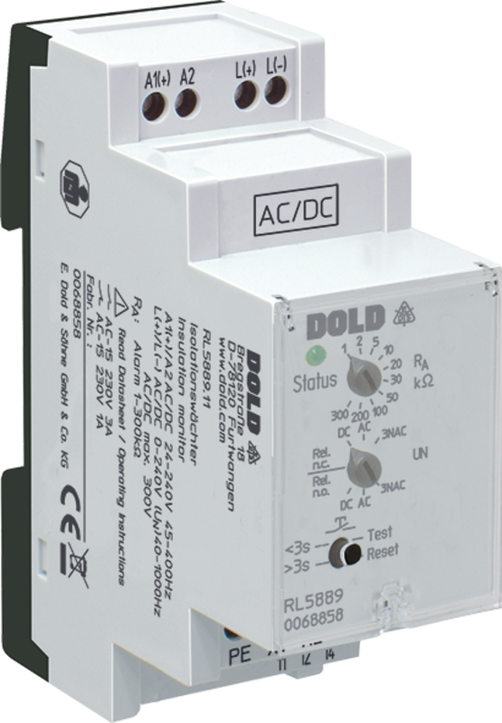 Sensorer, Isolasjonsmotstand, RL5889.11 AC/DC24-240V 1K-300K