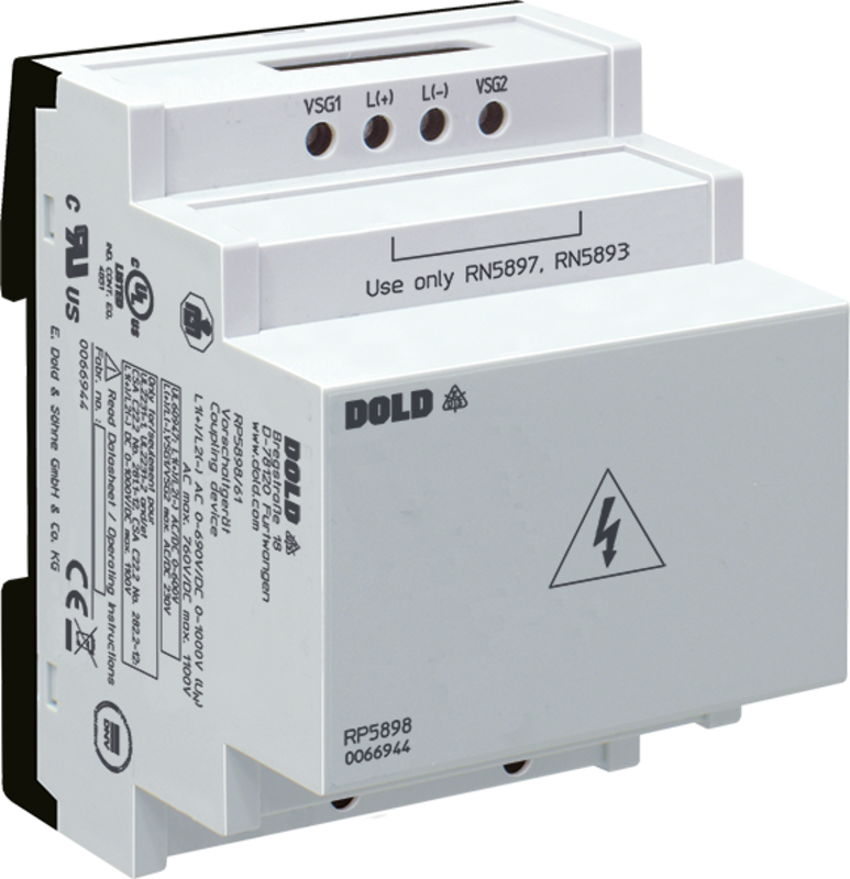 Sensorer, Isolasjonsmotstand, RP5898/61, couppling device, DC1000V, AC690V - Bilde 1